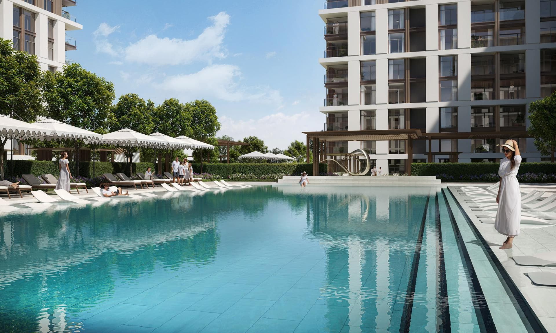 Terra Heights amenity Adult And Kids Pools in Dubai Expo City, by Emaar