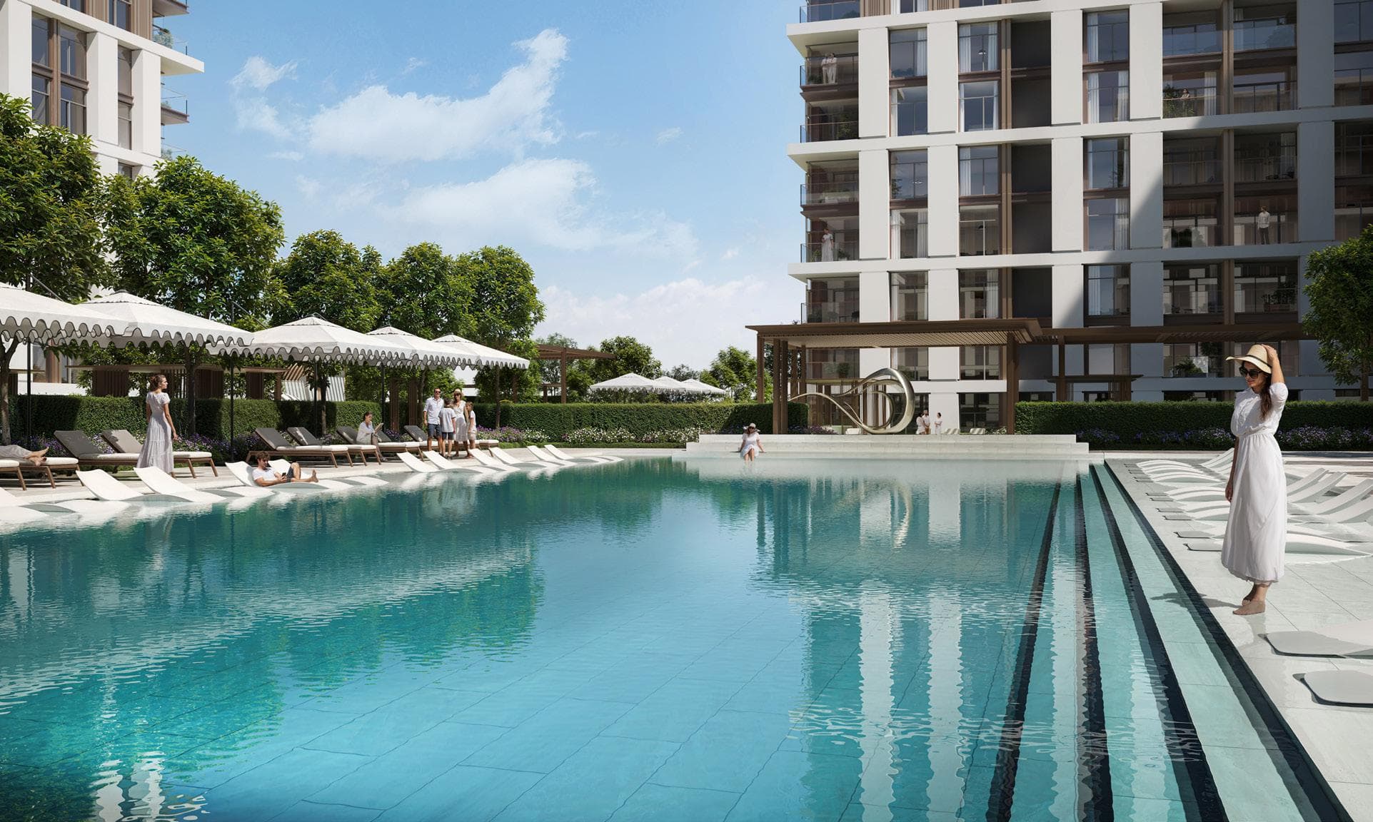 Terra Heights amenity Adult And Kids Pools - Dubai Expo City, Dubai - by Emaar