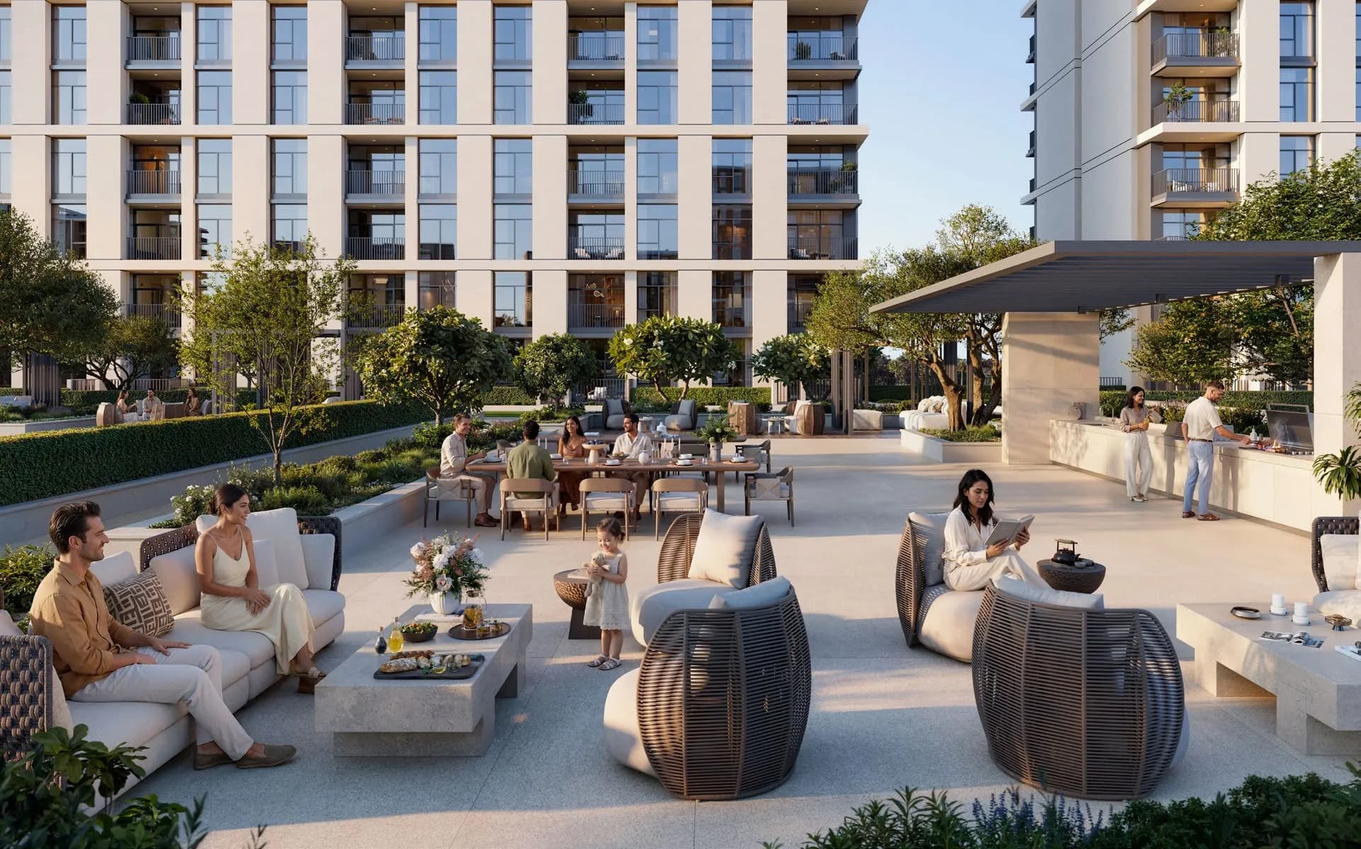 Terra Woods amenity BBQ Area - Dubai Expo City, Dubai - by Emaar