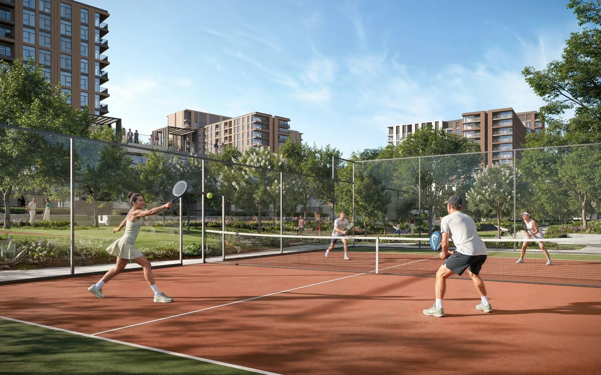 Terra Woods amenity Sports Courts - Dubai Expo City, Dubai - by Emaar
