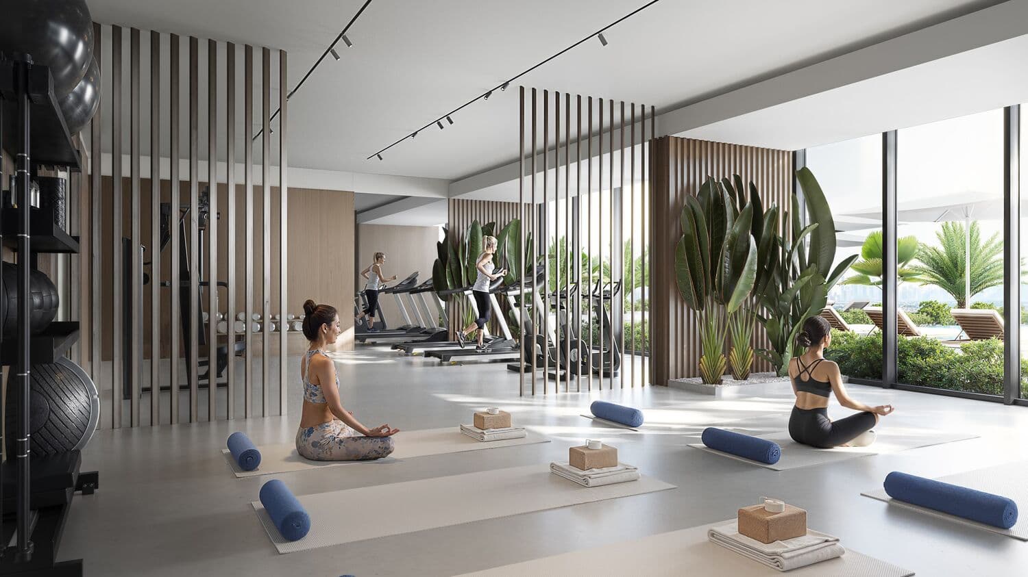 TETR1S Tower amenity Gym - JVC (Jumeirah Village Circle), Dubai - by Object 1