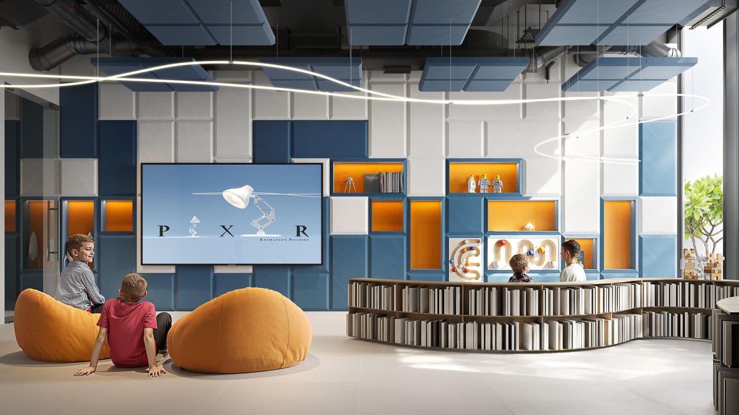 TETR1S Tower amenity Kids Play Room - JVC (Jumeirah Village Circle), Dubai - by Object 1