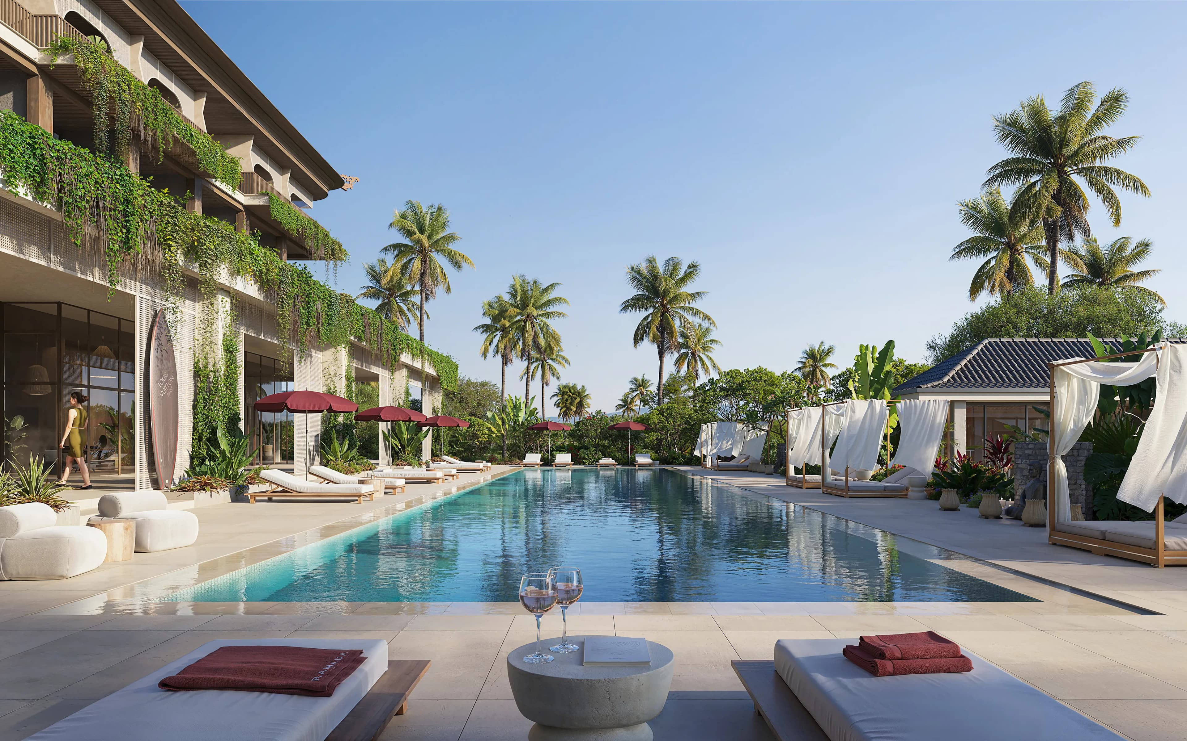 Teus Ramada Nusa Dua by Wyndham amenity Open Pool with Beach Service - Badung, Dubai - by TEUS Group