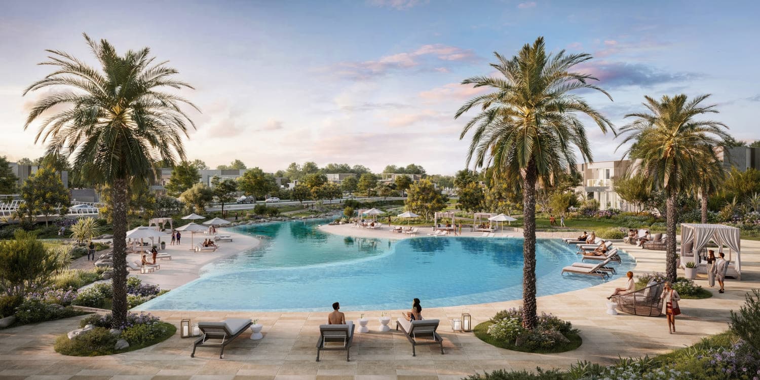 The Acres amenity Swimmable Lagoons & Lakes - Wadi Al Safa 7, Dubai - by Meraas