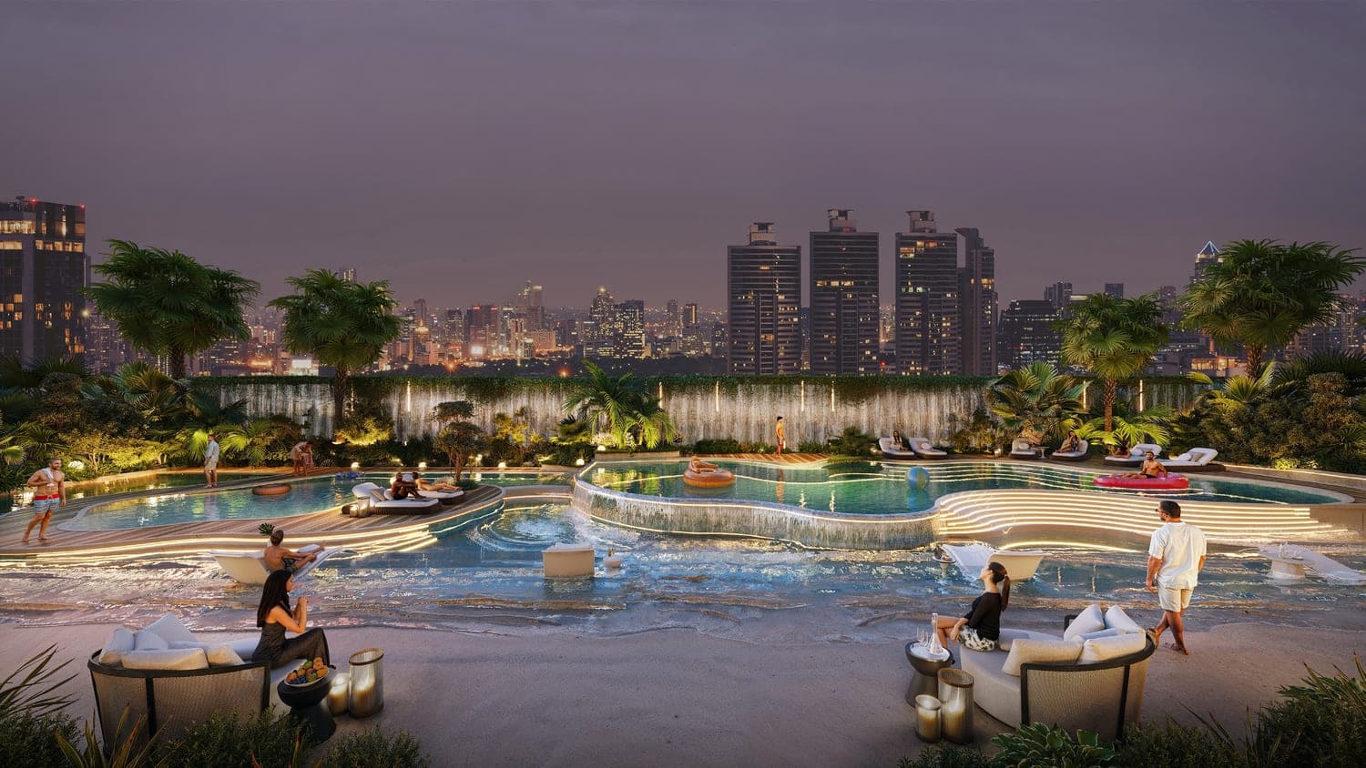 The Autograph i Series Residence amenity Swimming Pools - JVC (Jumeirah Village Circle), Dubai - by Green Group