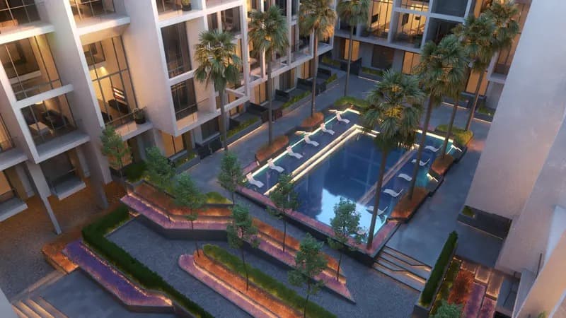 The Autograph Residences amenity Swimming Pool in JVC (Jumeirah Village Circle), Dubai, by Green Group