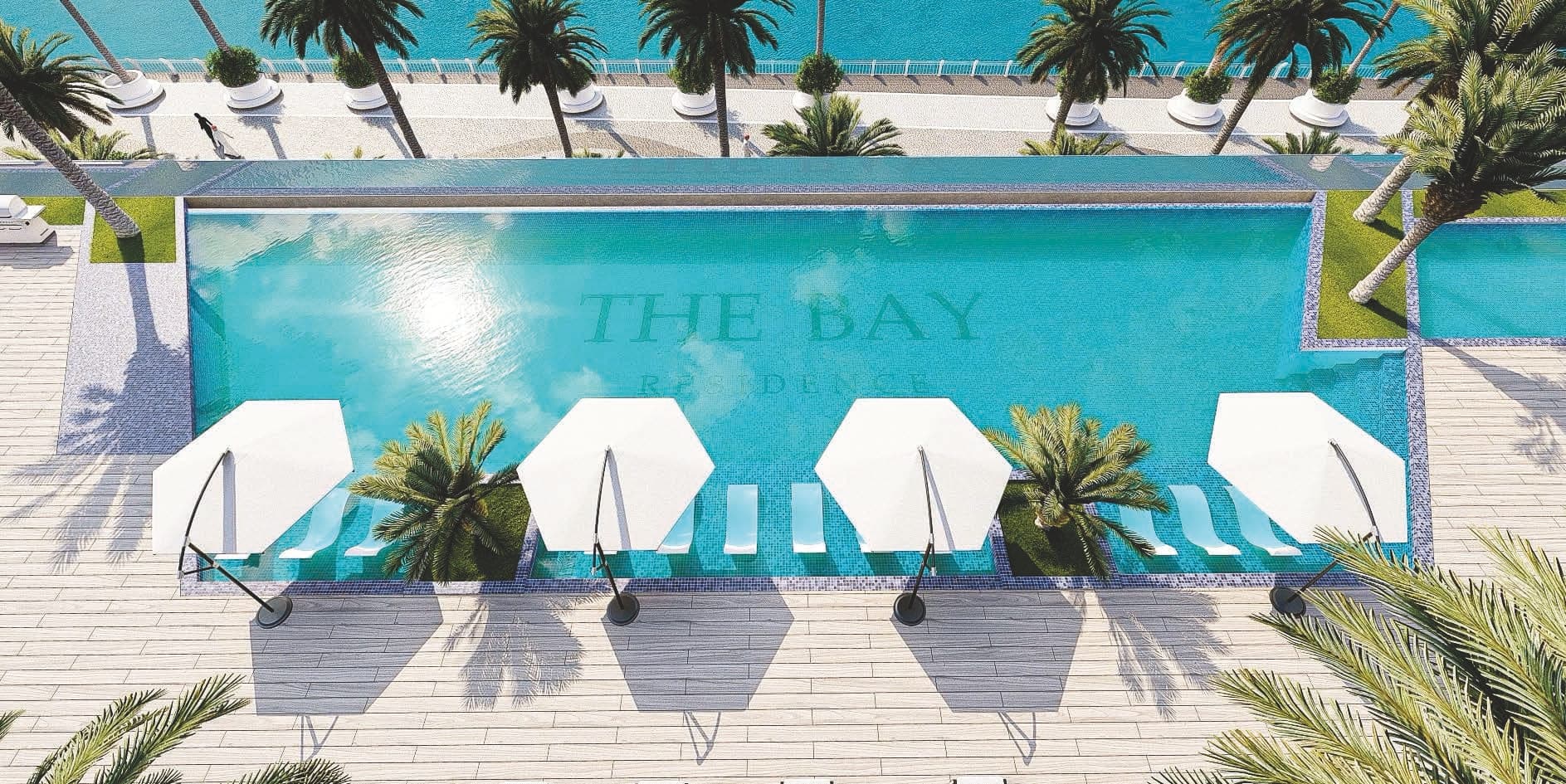 The Bay Residence amenity Swimming Pool - Yas Island, Dubai - by Baraka Real Estate Development