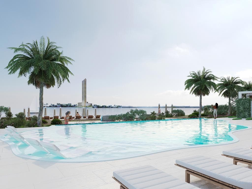 The Beach House amenity Swimming Pool - Al Marjan Island, Dubai - by Range Developments