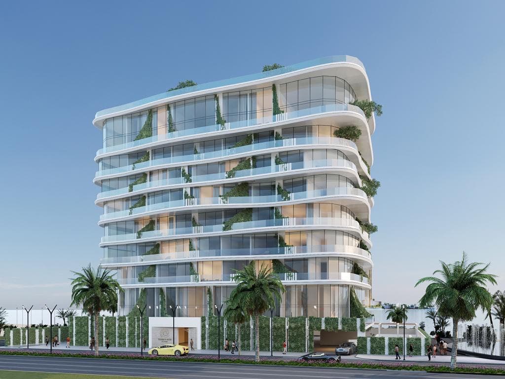 The Beach House exterior view - Al Marjan Island, Dubai - by Range Developments