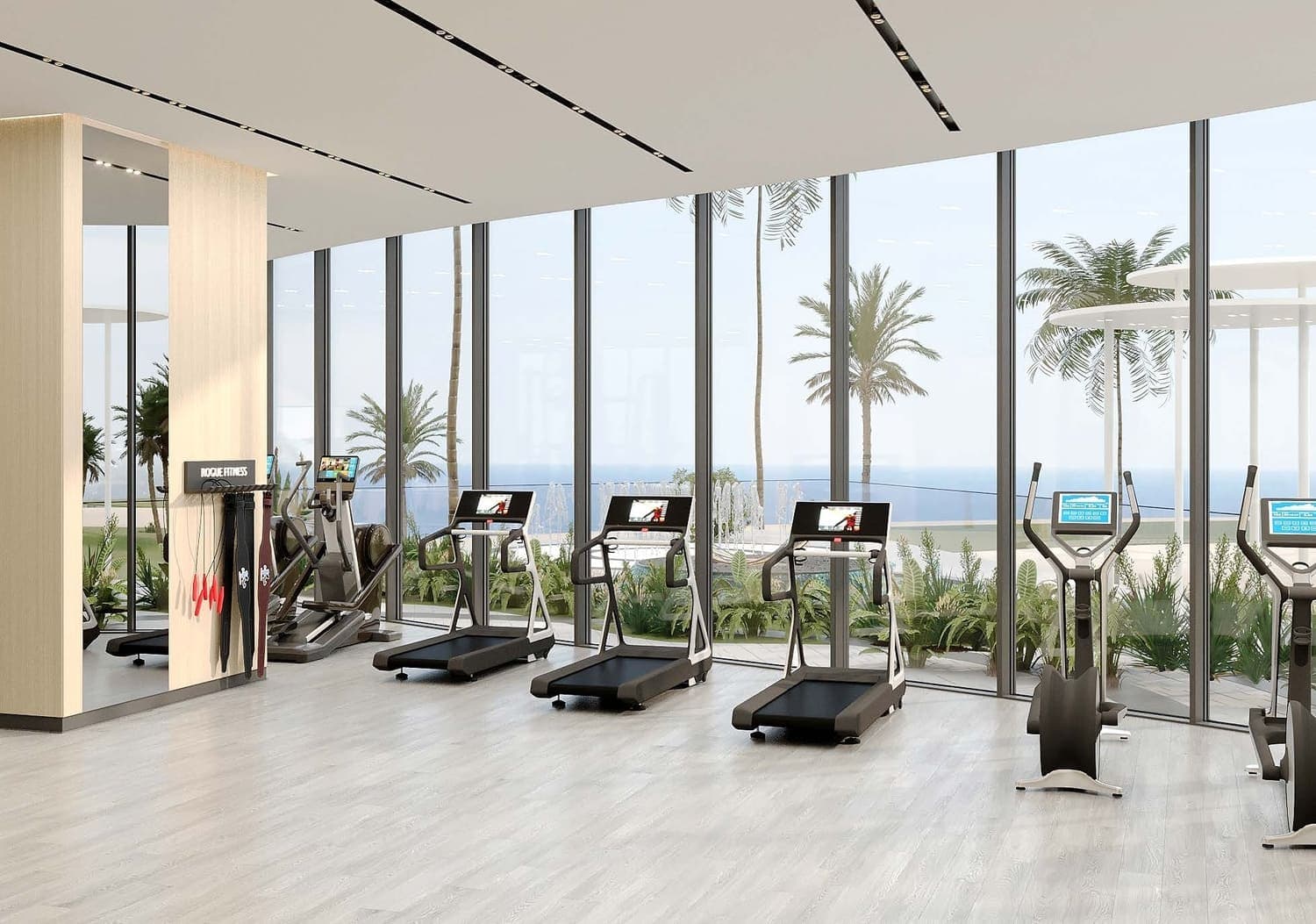 The Beach Residence amenity Gym - Al Marjan Island, Dubai - by Range Developments