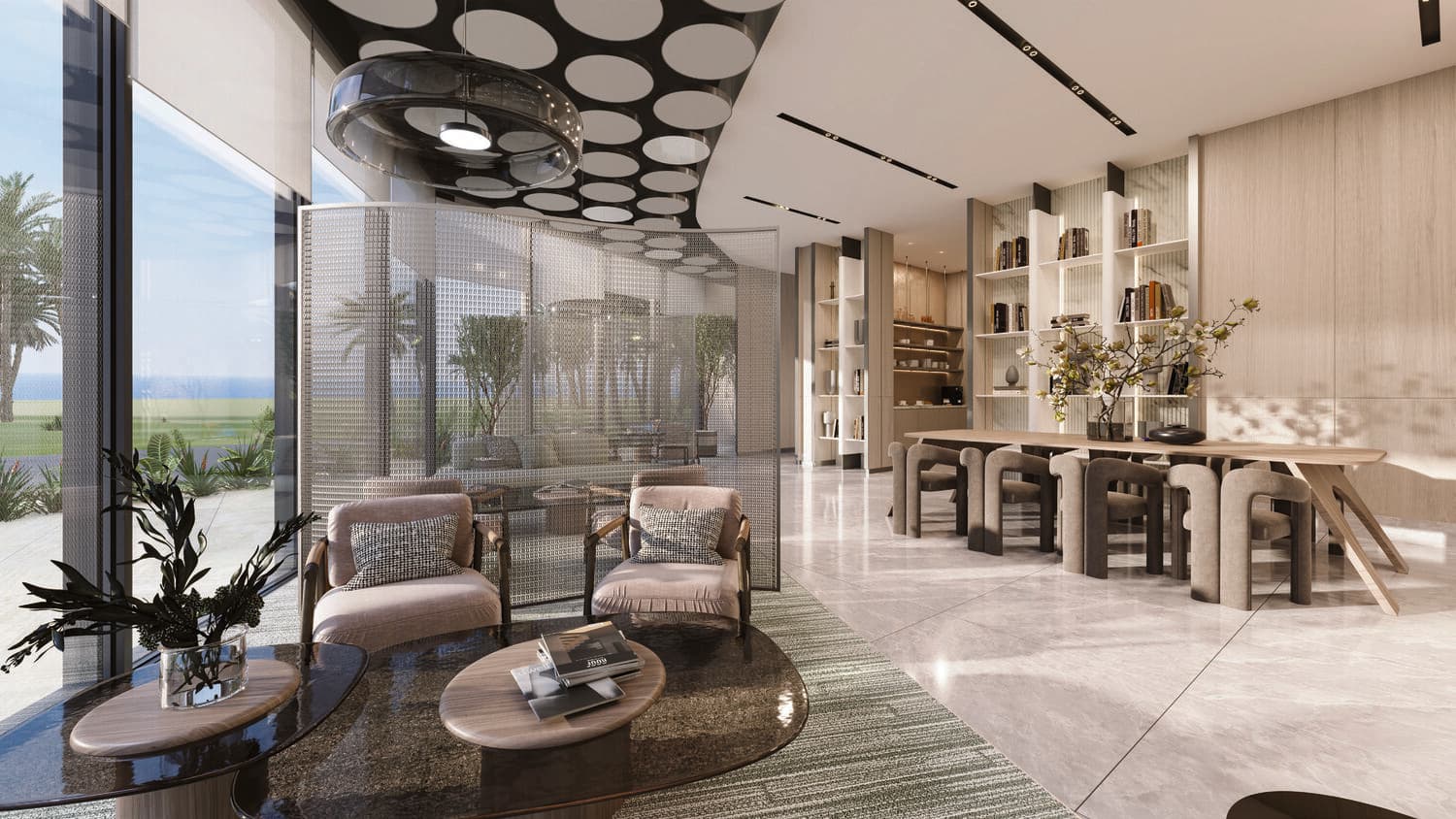 The Beach Vista amenity Co-Working Space - Al Marjan Island, Dubai - by Range Developments