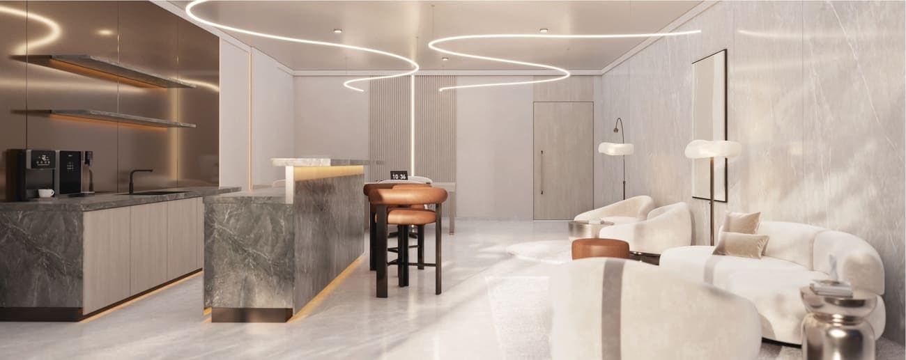 The Boulevard amenity Community Lounge - Dubailand Residence Complex, Dubai - by Prestige One Developments