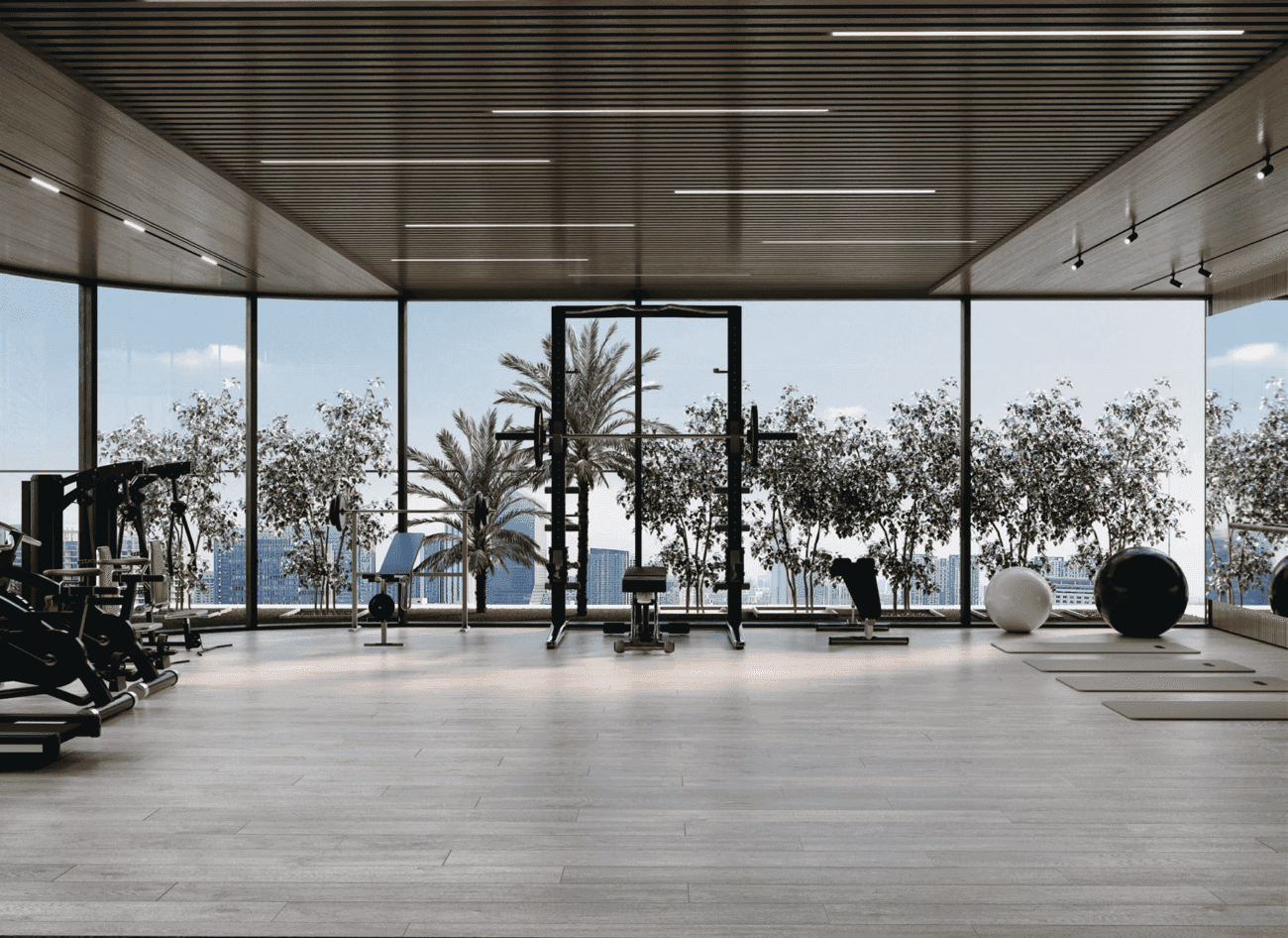 The Boulevard amenity Prestige Fitness Center - Dubailand Residence Complex, Dubai - by Prestige One Developments