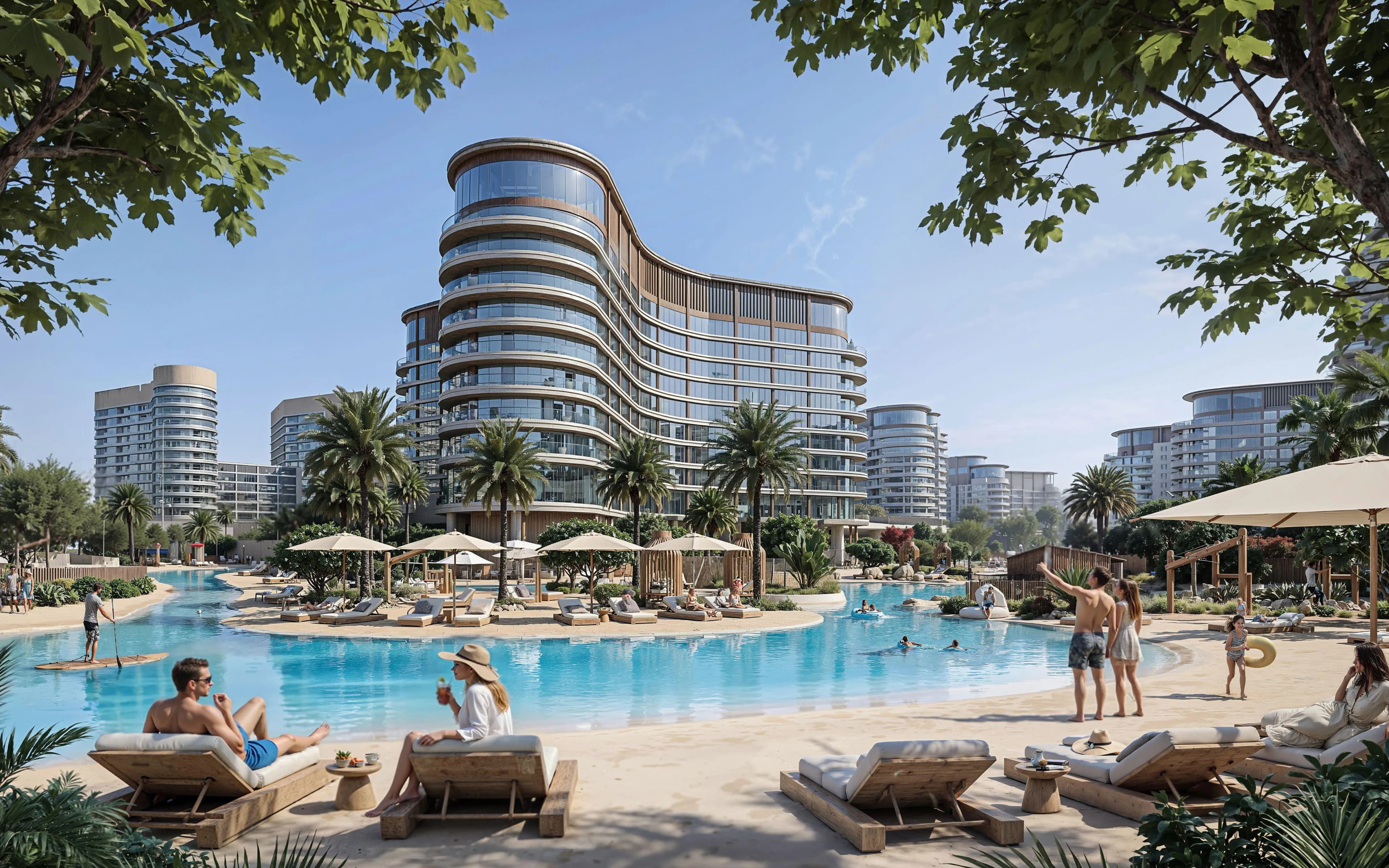 The Brooks at Sobha Sanctuary amenity Beach Lagoon - The Valley, Dubai - by Sobha