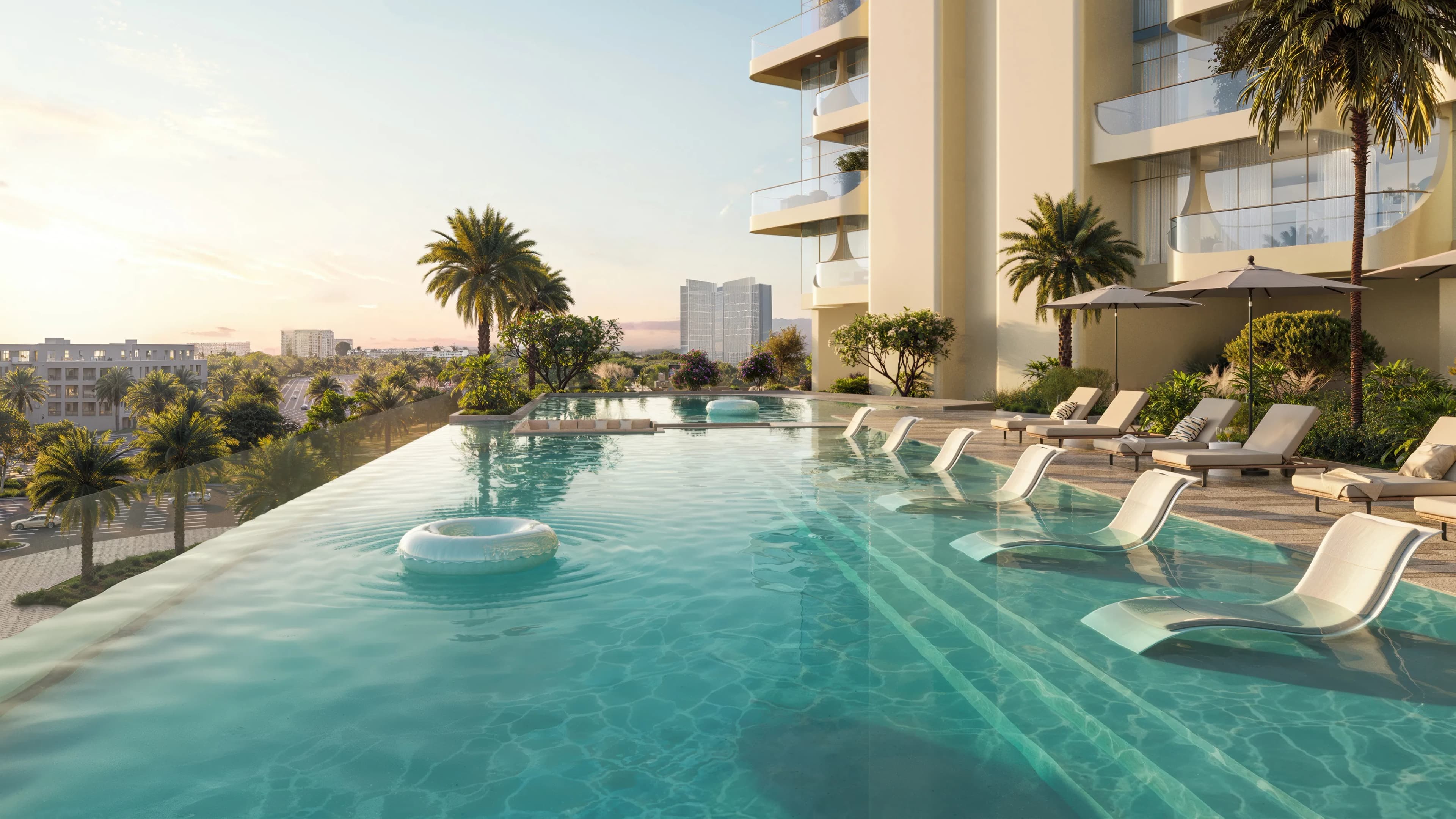 The Caden by Prescott amenity Infinity Pool - Meydan, Dubai - by Prescott