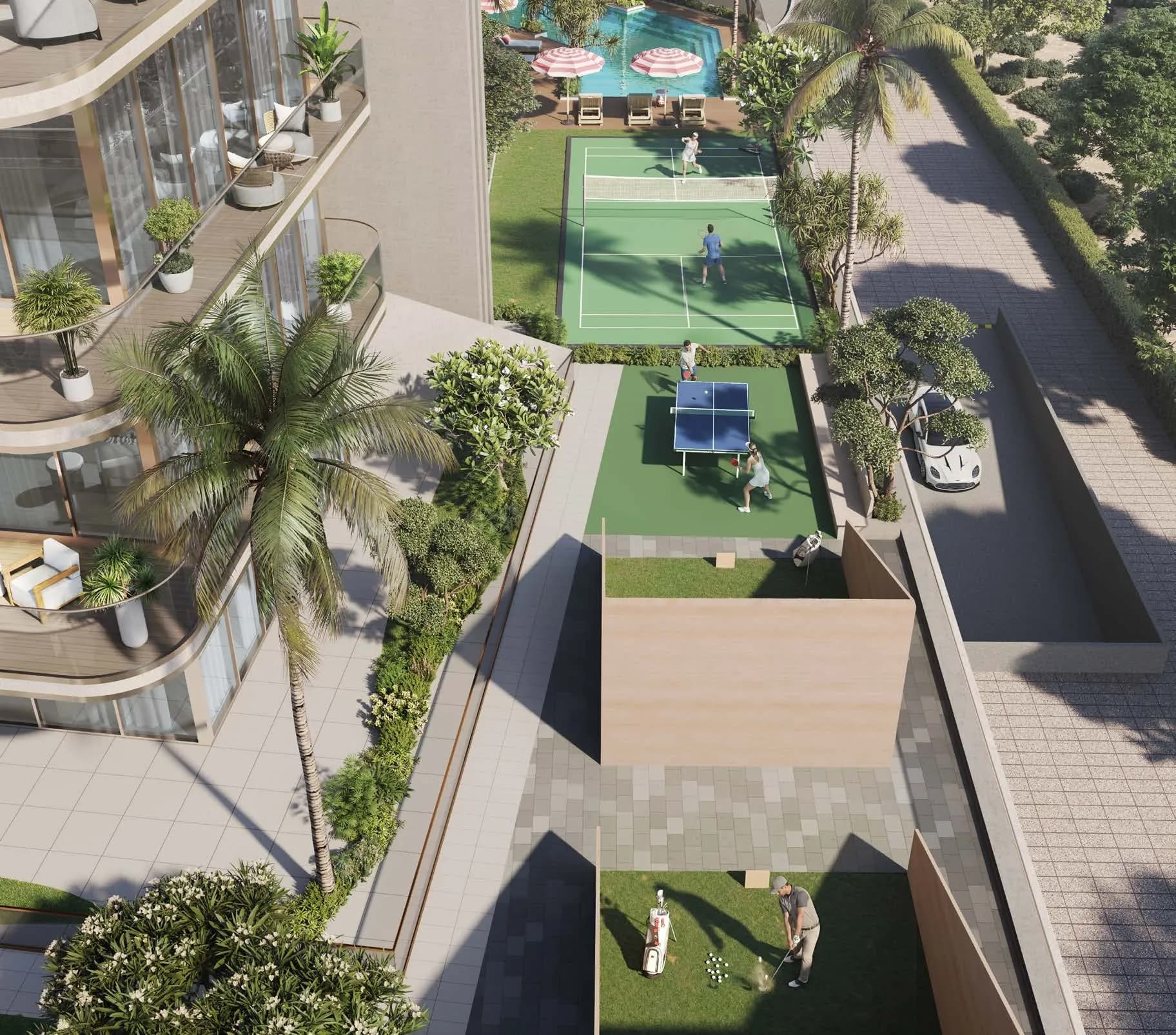 The Central Uptown amenity Table Tennis - Al Barsha South 3, Dubai - by AQUA Properties