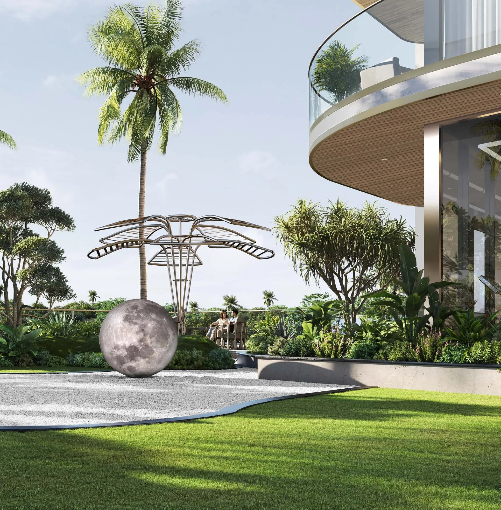 The Central Uptown amenity Zen Garden - Al Barsha South 3, Dubai - by AQUA Properties