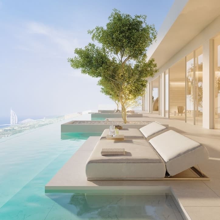 The Chedi Private Residences amenity Infinity Pool - Al Barsha, Dubai - by Al Seeb Developers