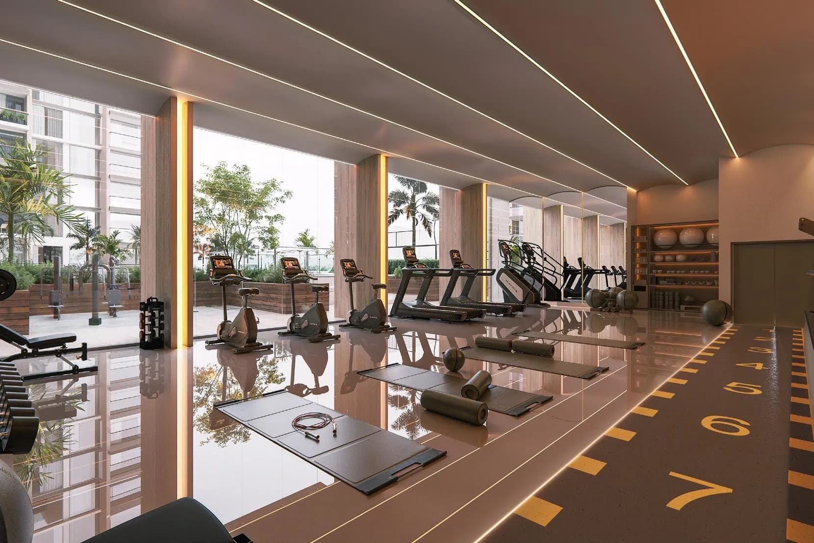 The Collection at Taiyo amenity Indoor Gym - Jebel Ali Village, Dubai - by LMD