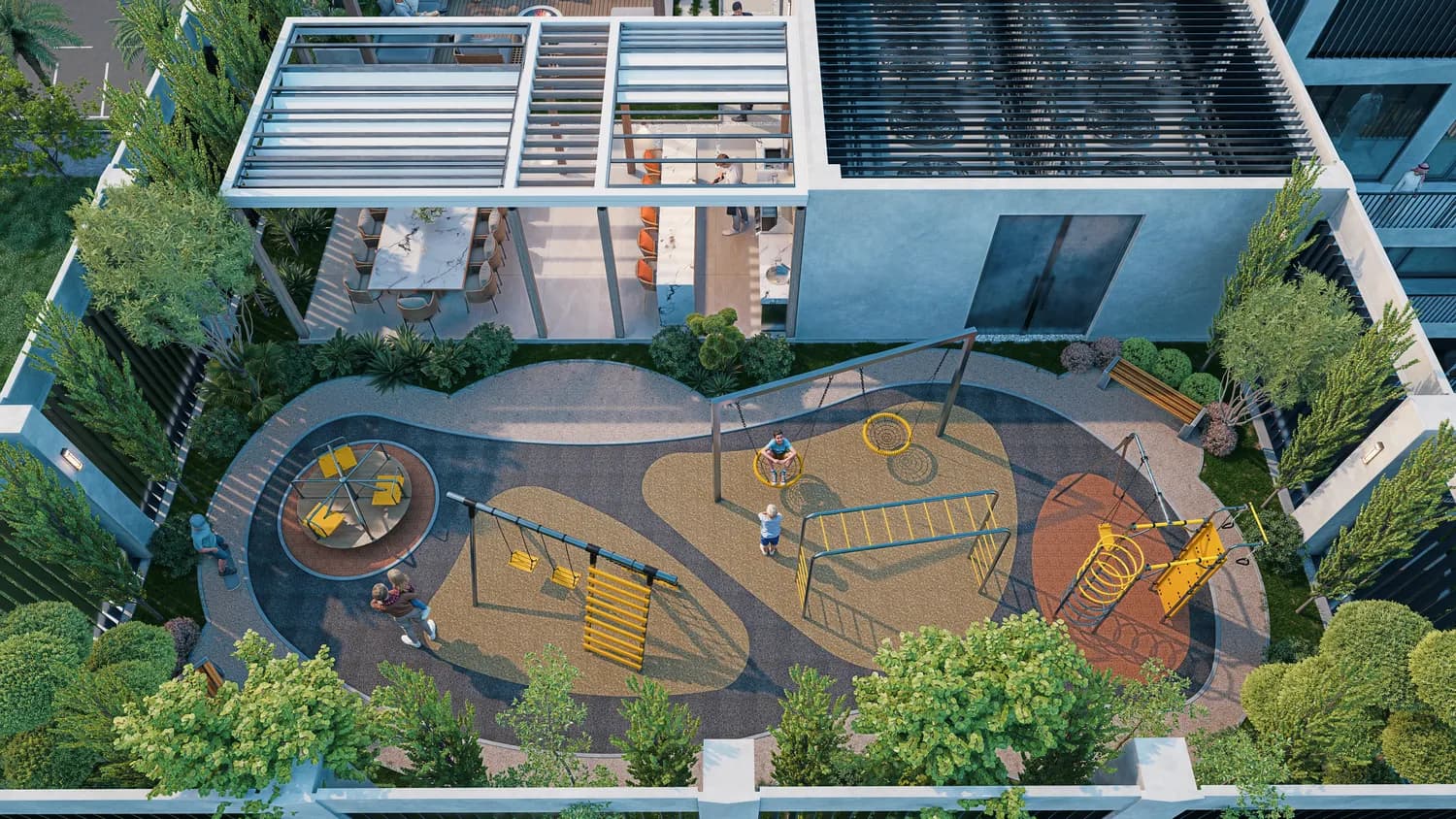 The Collective amenity Children’s Play Area and Family Leisure Zones - Madinat Al Mataar, Dubai - by Bold Developer