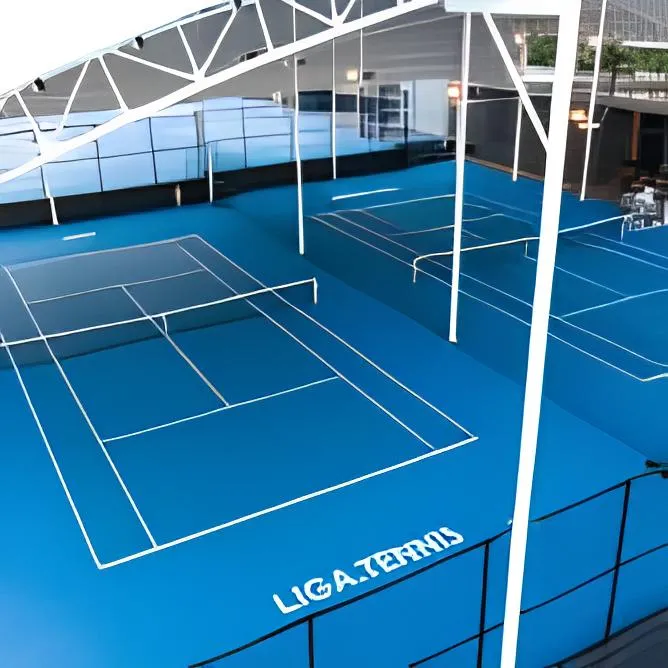 The Collective amenity Padel Court in Madinat Al Mataar, Dubai, by Bold Developer