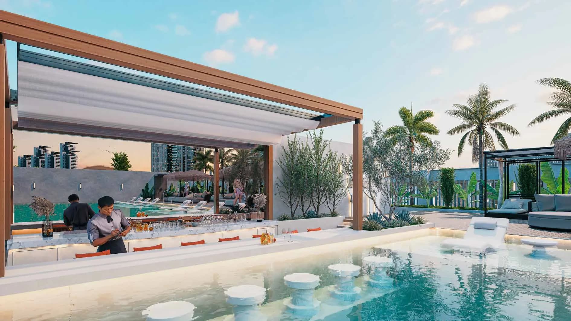 The Collective amenity Rooftop Bar - Madinat Al Mataar, Dubai - by Bold Developer