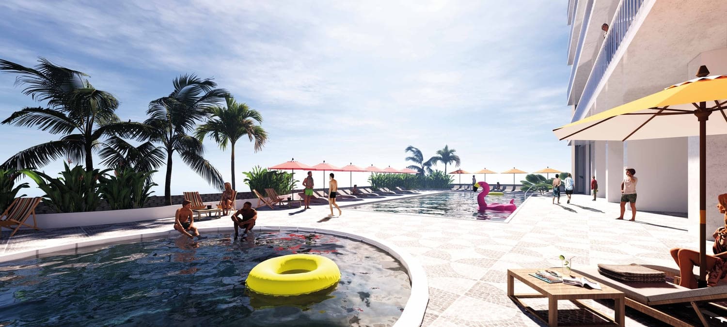 The Community JVT amenity Swimming Pool - JVT (Jumeirah Village Triangle), Dubai - by AQUA Properties