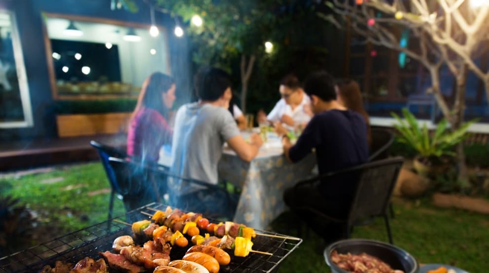The Cove II amenity Bbq Area in Dubai Creek Harbour, Dubai, by Emaar