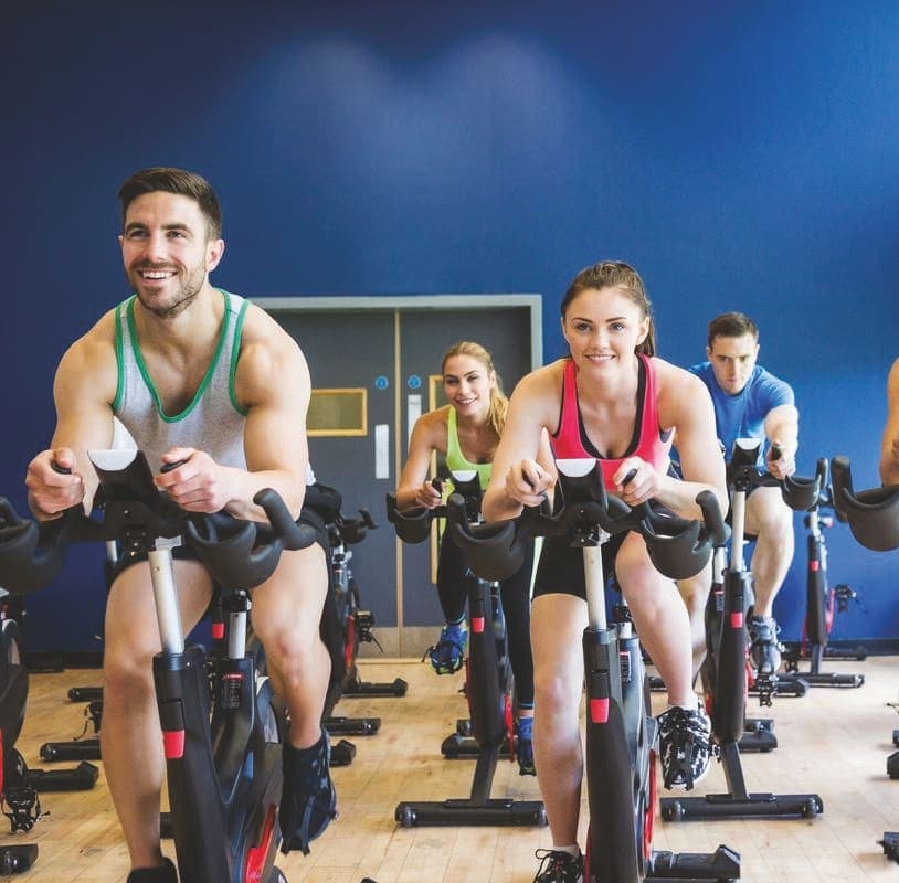 The Crest amenity Spin Class Studio - Sobha Hartland, Dubai - by Sobha