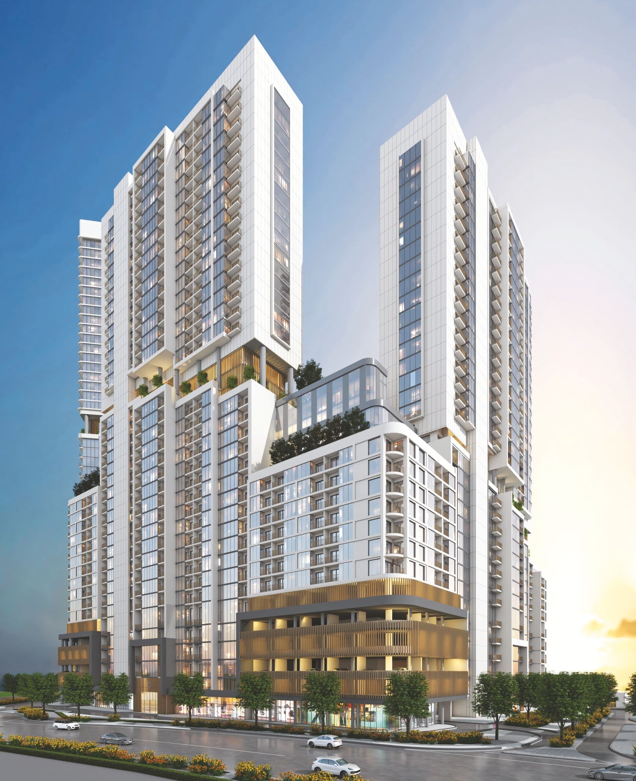 The Crest exterior view - Sobha Hartland, Dubai - by Sobha