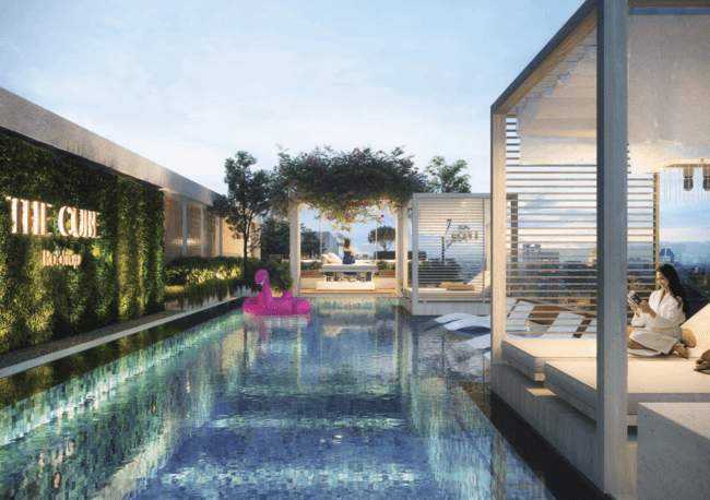 The Cube Residences amenity Swimming Pool - MBR District 11 (Meydan South), Dubai - by Amwaj Development