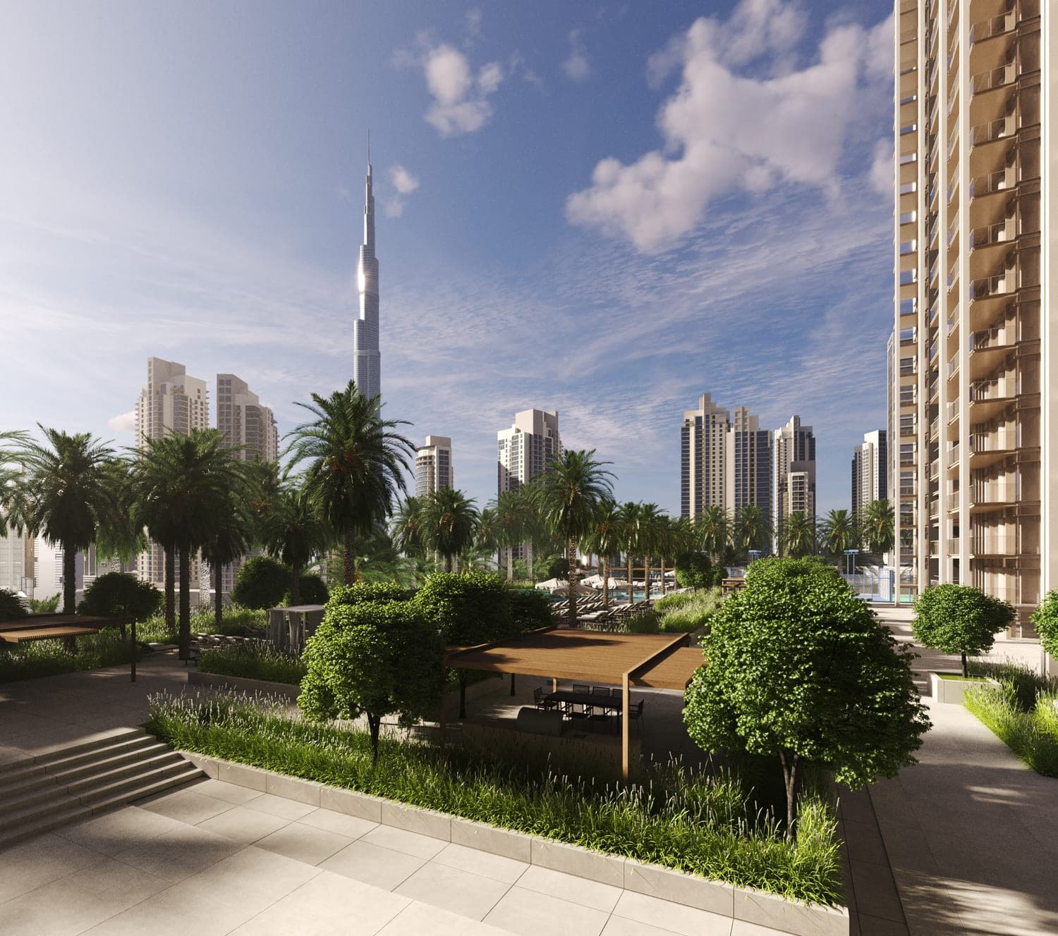 The Edge amenity Lounge Area in Business Bay, Dubai, by Select Group