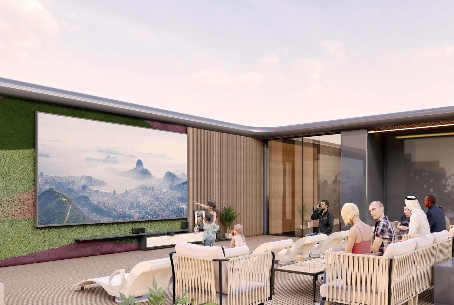 The Eighty Three amenity Outdoor Cinema - Dubai South, Dubai - by OKSA Developer