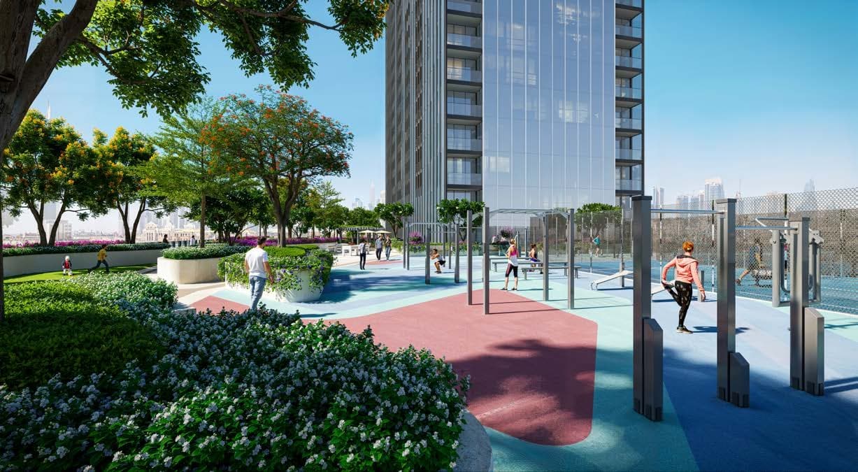 The Element at Sobha One amenity Outdoor Gym in Ras Al Khor, Dubai