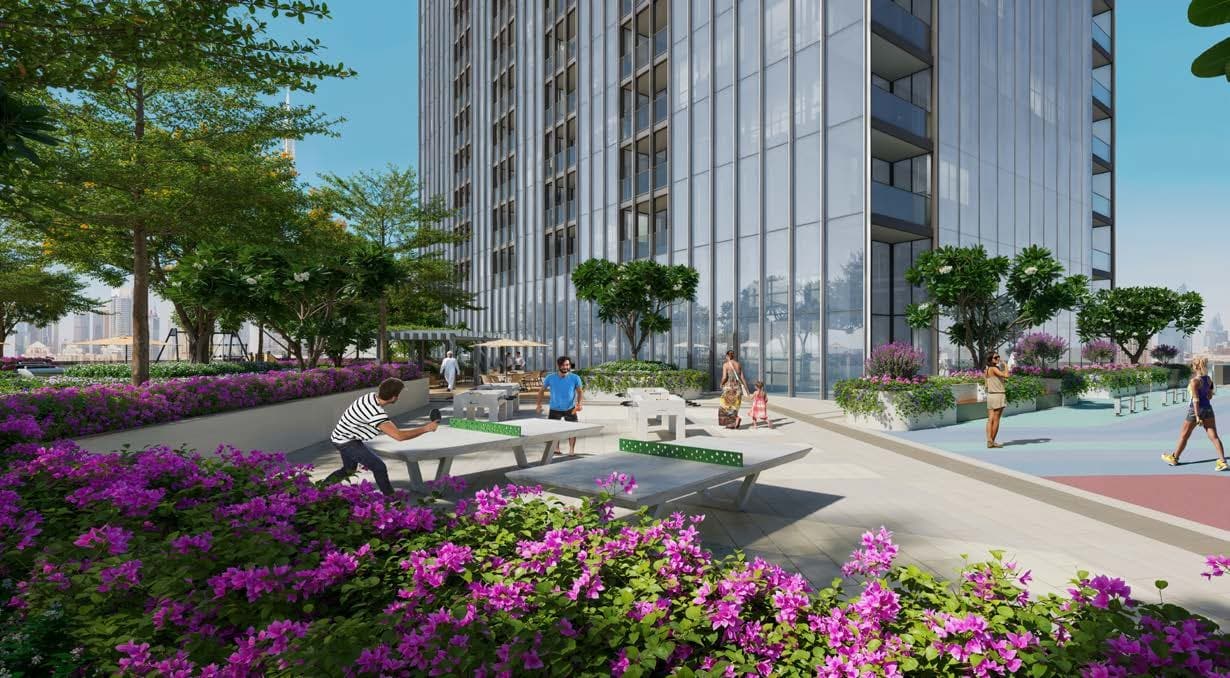 The Element at Sobha One amenity Padel Court in Ras Al Khor, Dubai