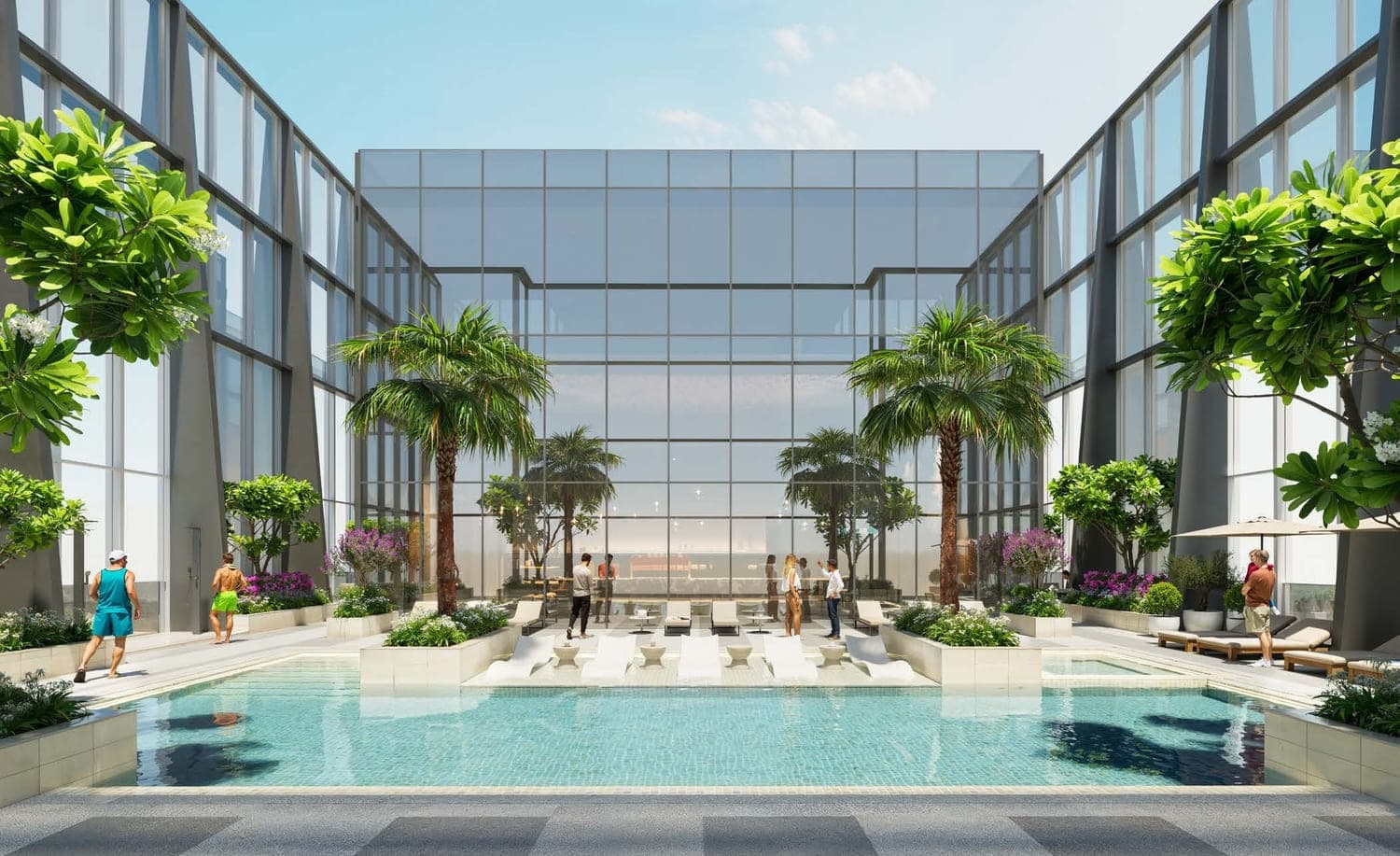The Element at Sobha One amenity Swimming Pool - Ras Al Khor, Dubai - by Sobha
