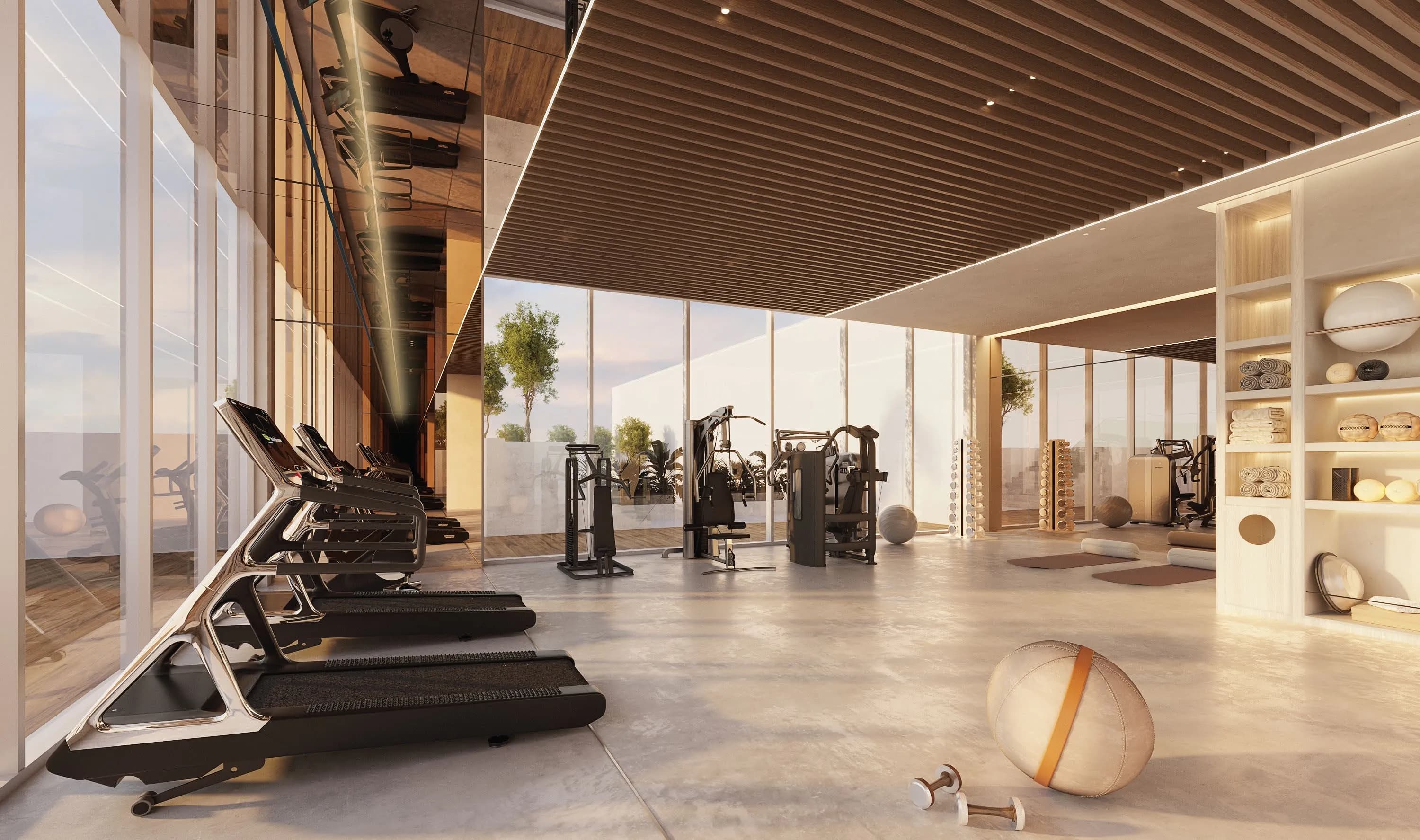 The Elysian amenity Indoor Gym - Al Satwa, Dubai - by MFOUR Development