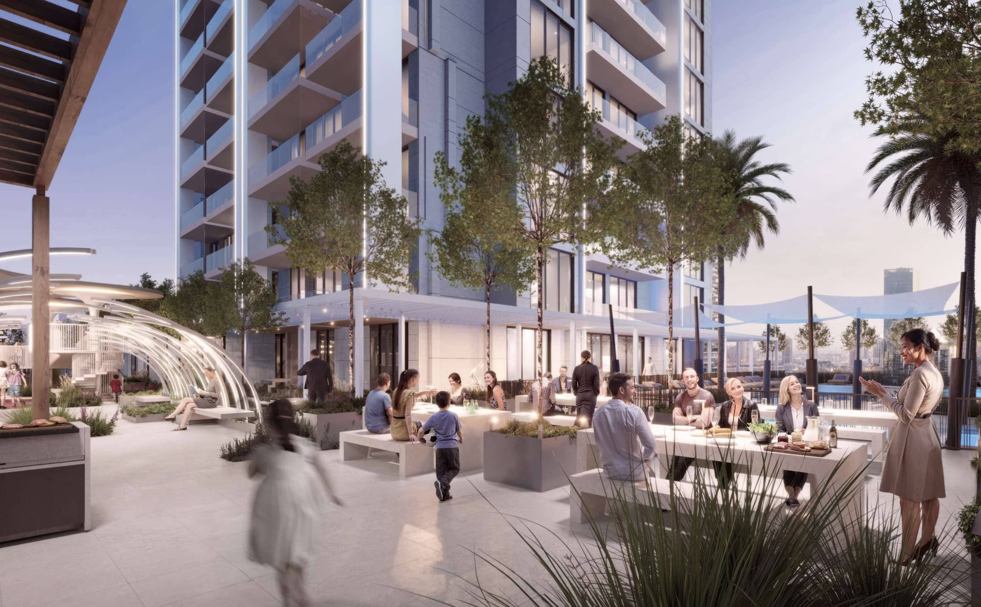 The Fifth amenity Bbq Area & Outdoor Dining in JVC (Jumeirah Village Circle), Dubai, by Object 1