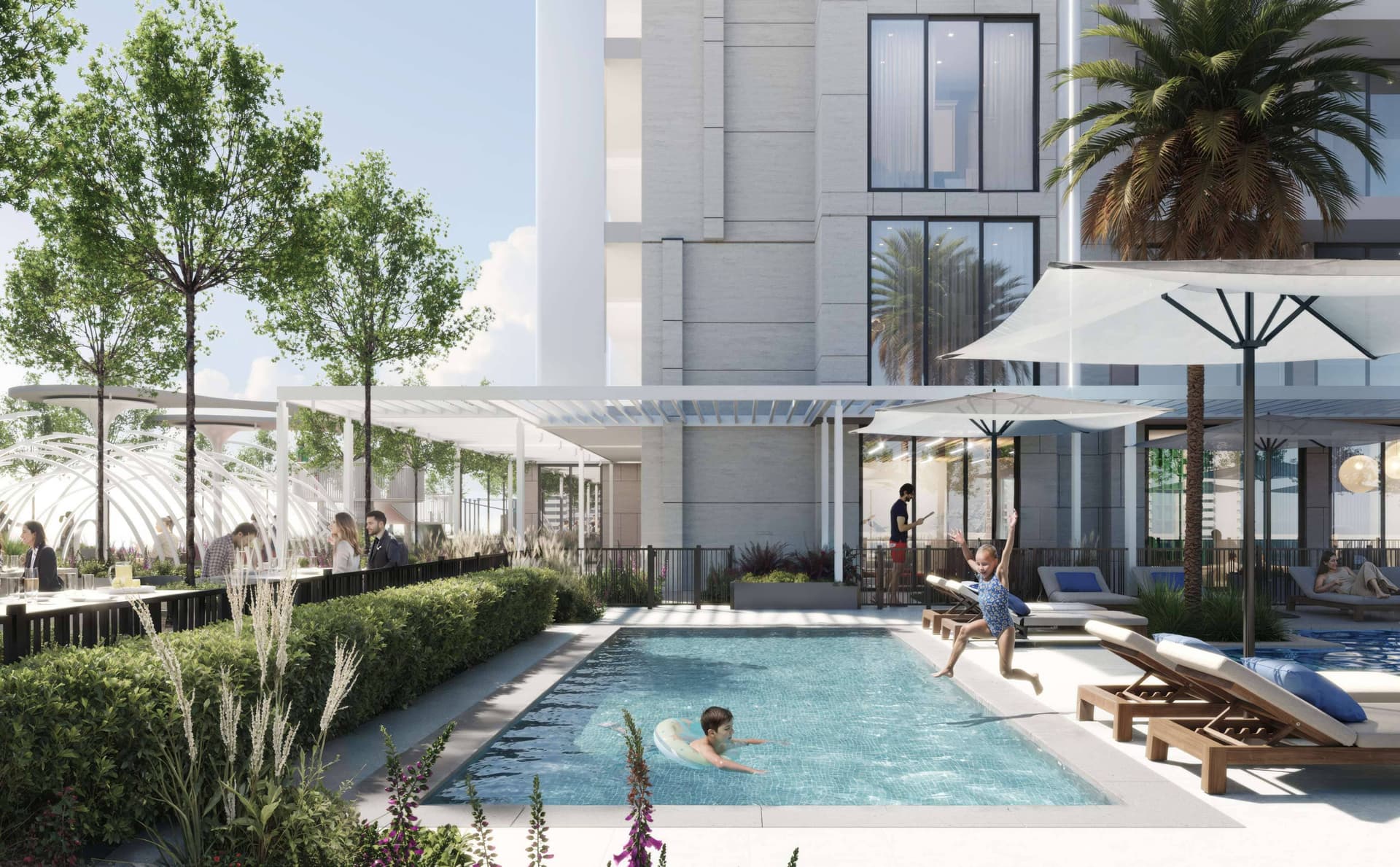 The Fifth amenity Shaded Kids Swimming Pool in JVC (Jumeirah Village Circle), Dubai, by Object 1