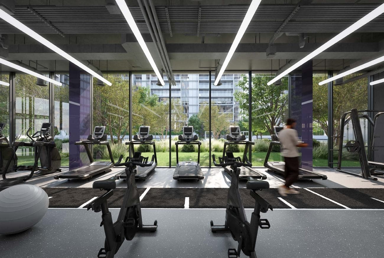 The Gate 3 and 4 amenity Gym - Muwaileh Commercial, Dubai - by Arada
