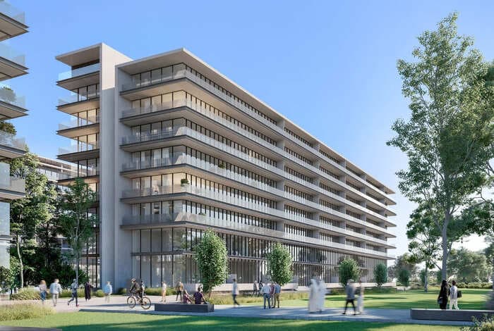 The Gate 3 and 4 exterior view - Muwaileh Commercial, Dubai - by Arada