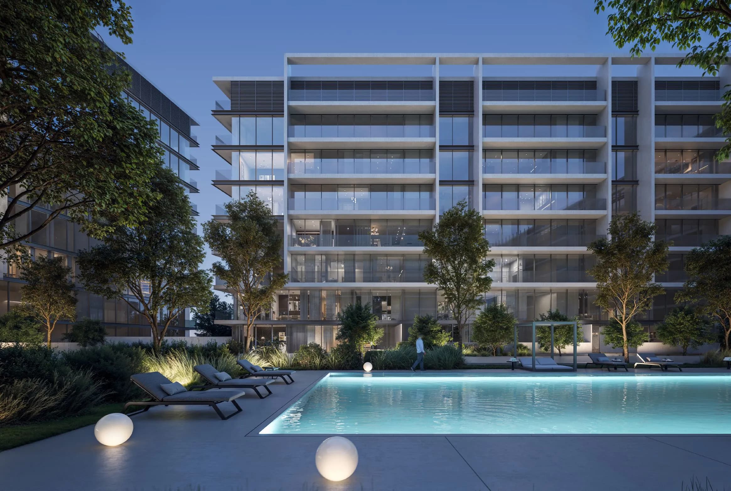 The Gate 5 amenity Swimming Pool - Muwaileh Commercial, Dubai - by Arada