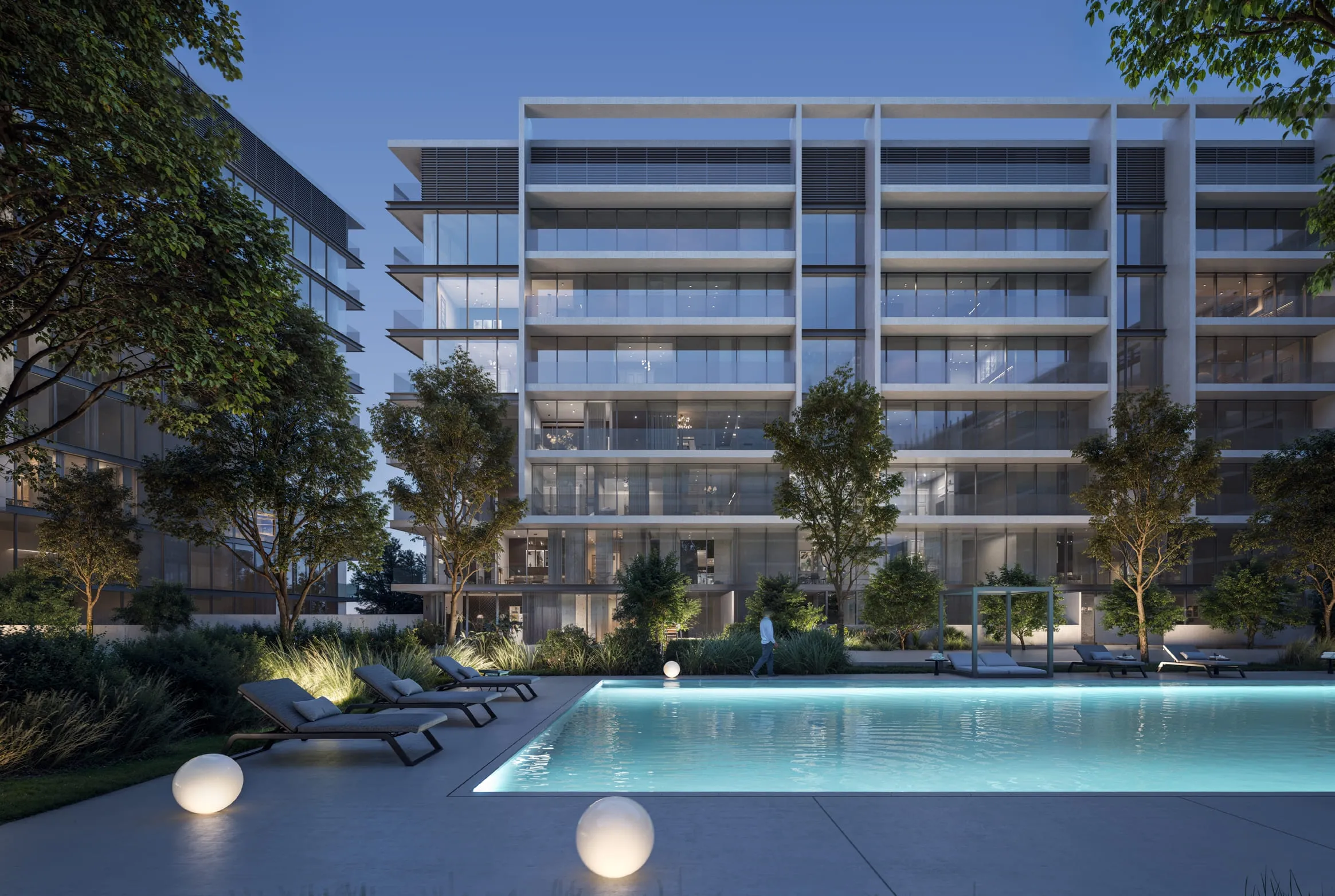 The Gate 6 amenity Swimming Pool - Muwaileh Commercial, Dubai - by Arada