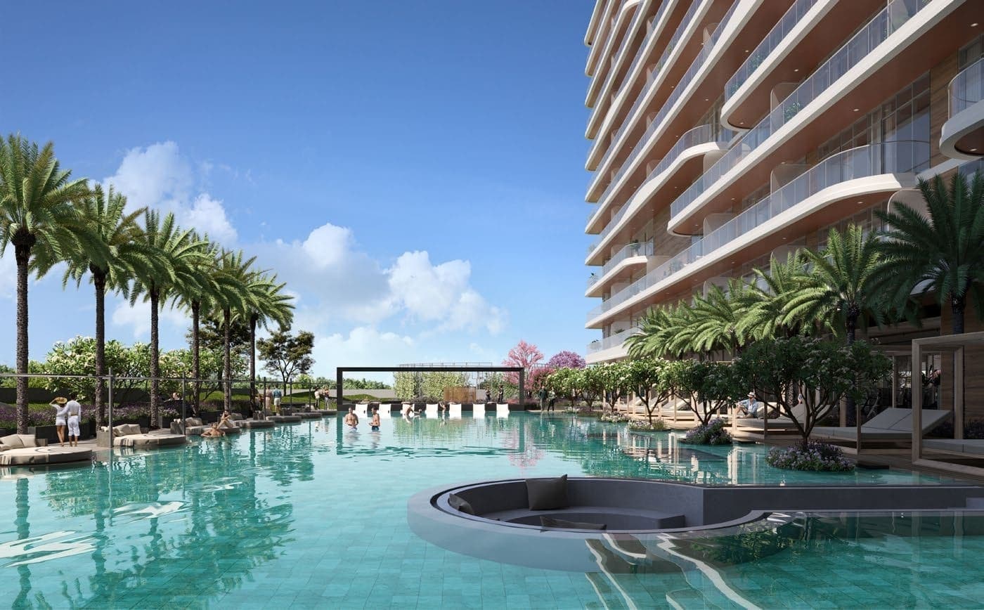 The Golf Residence amenity Oasis Paradise Pool - Dubai Hills, Dubai - by Fortimo