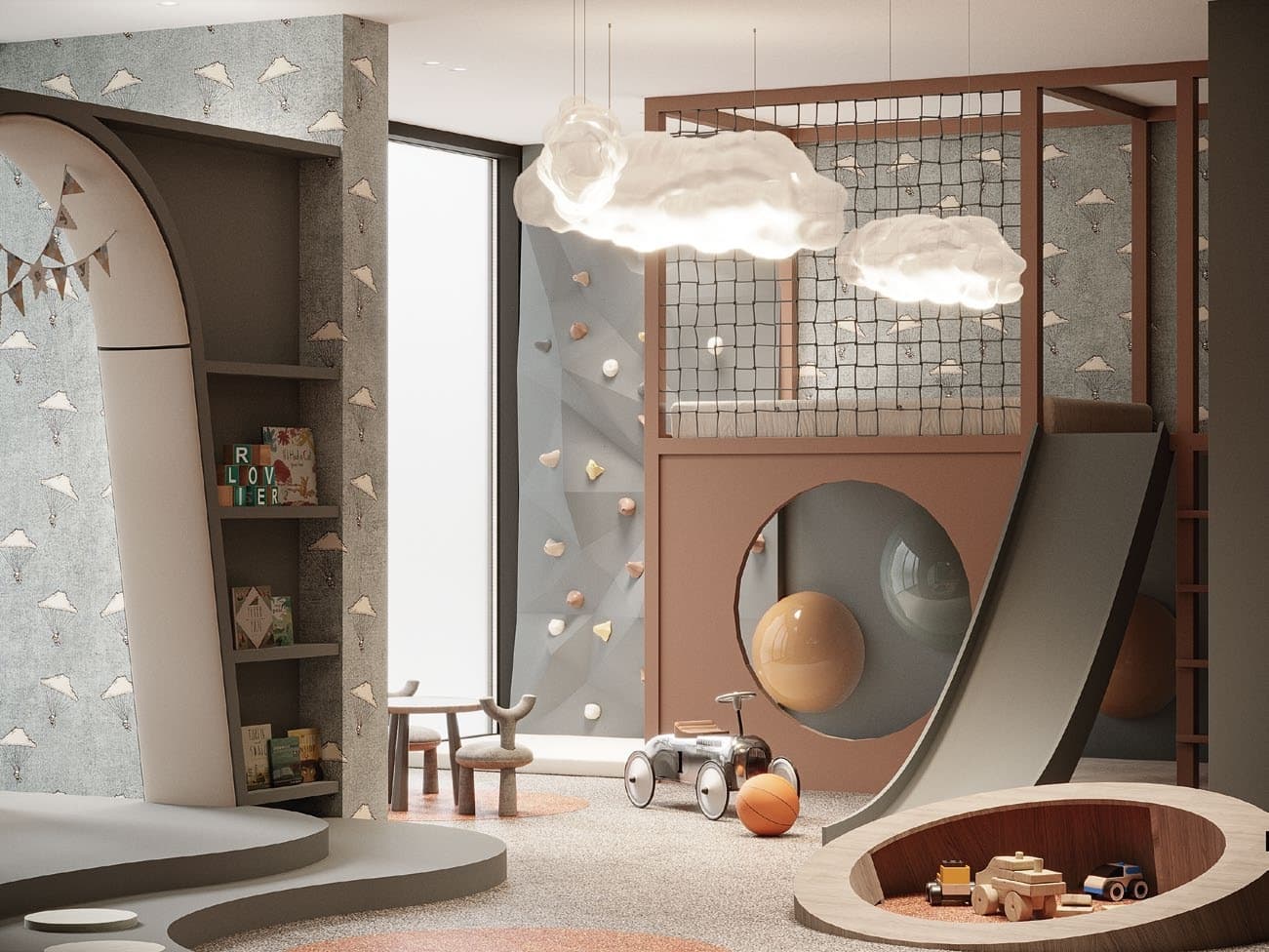 The Grove amenity Indoor Play Area - Dubai Hills, Dubai - by Iman Developers