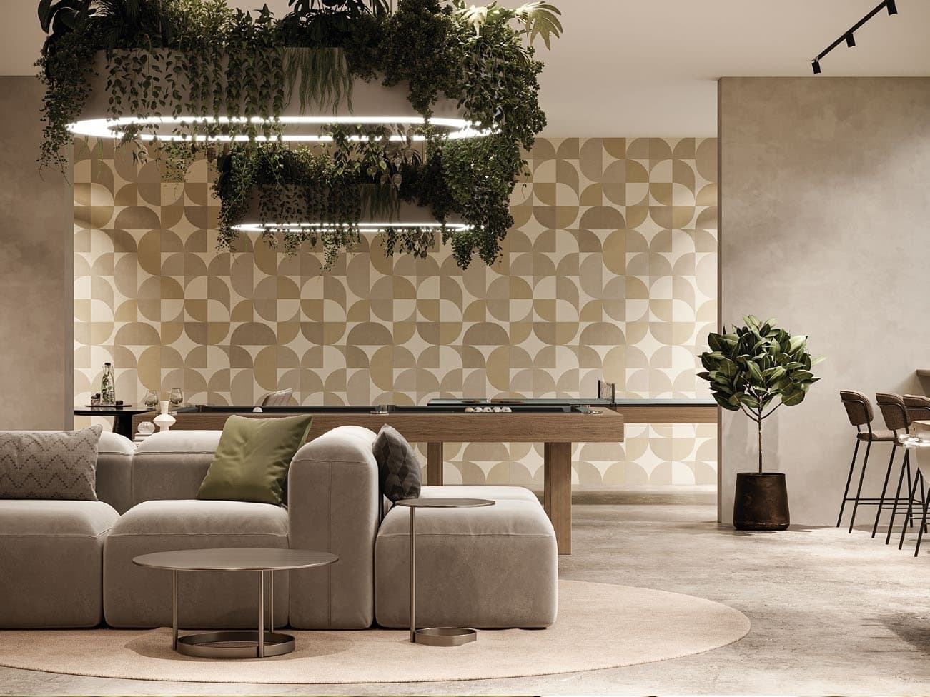 The Grove amenity Seating Area - Dubai Hills, Dubai - by Iman Developers