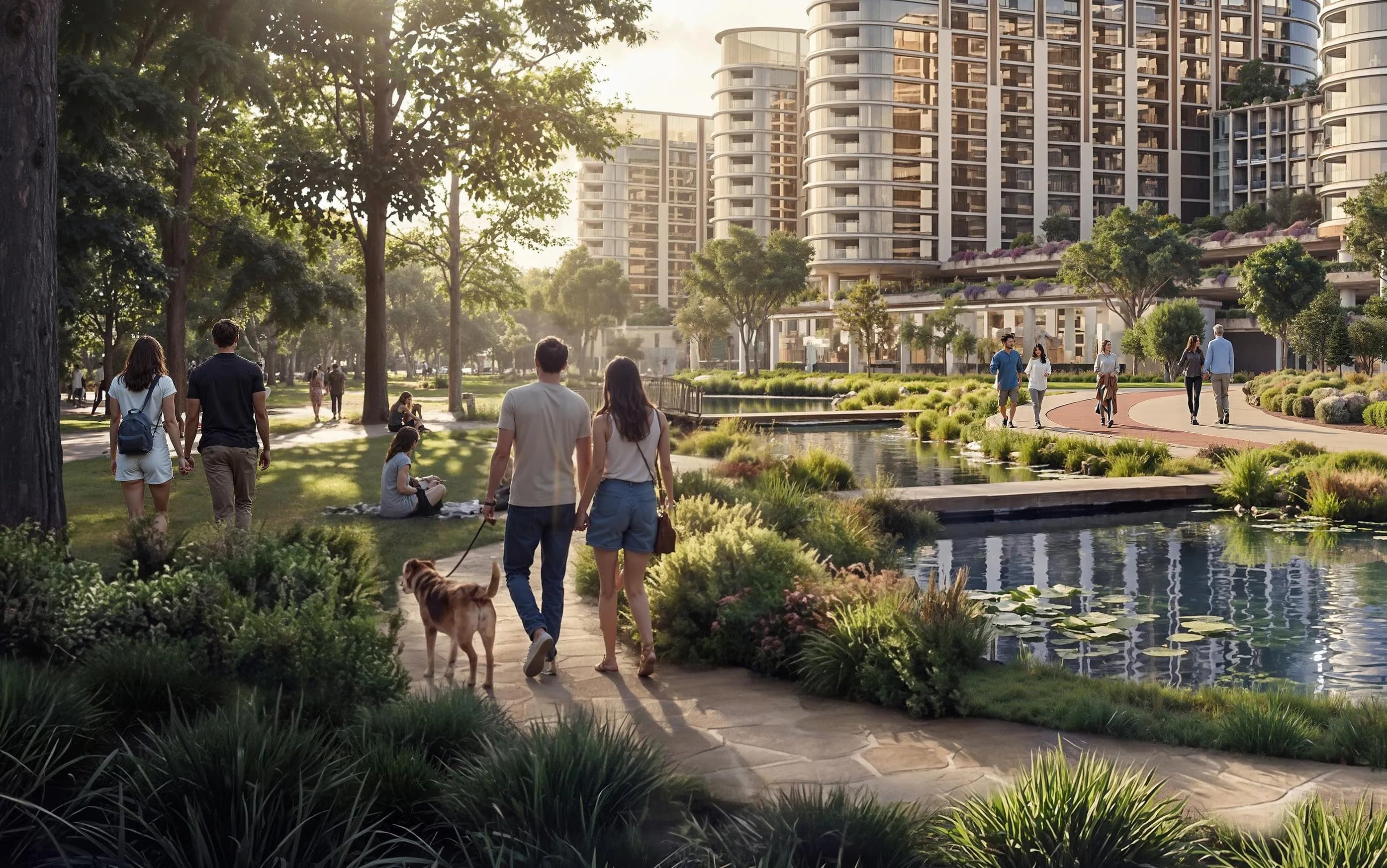 The Grove at Sobha Sanctuary amenity Cycling Networks - The Valley, Dubai - by Sobha