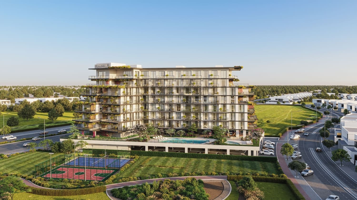 The Haven 3 exterior view - Majan, Dubai - by Meraki Developers