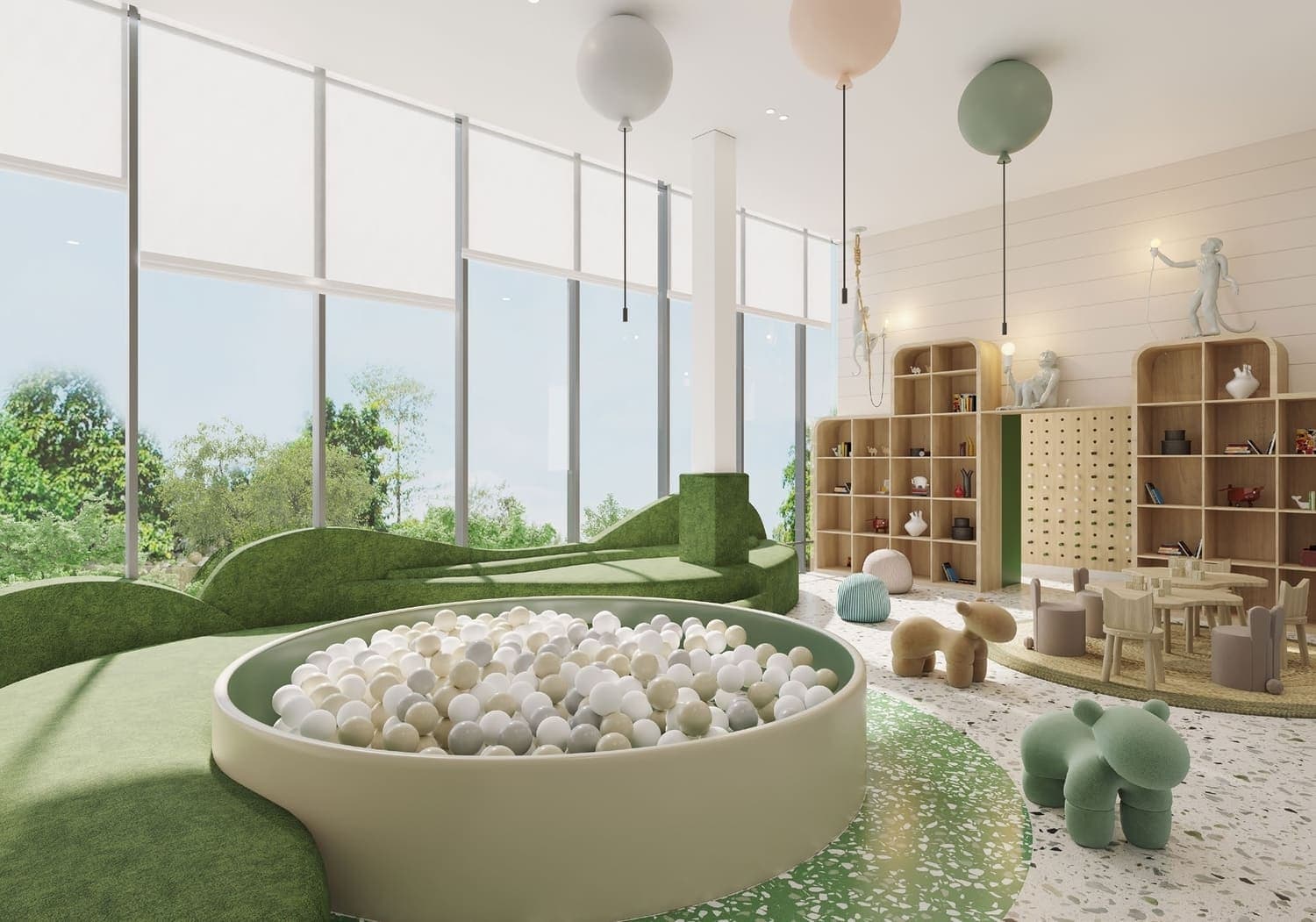 The Haven amenity Indoor And Outdoor Play Spaces For Children - Majan, Dubai - by Meraki Developers