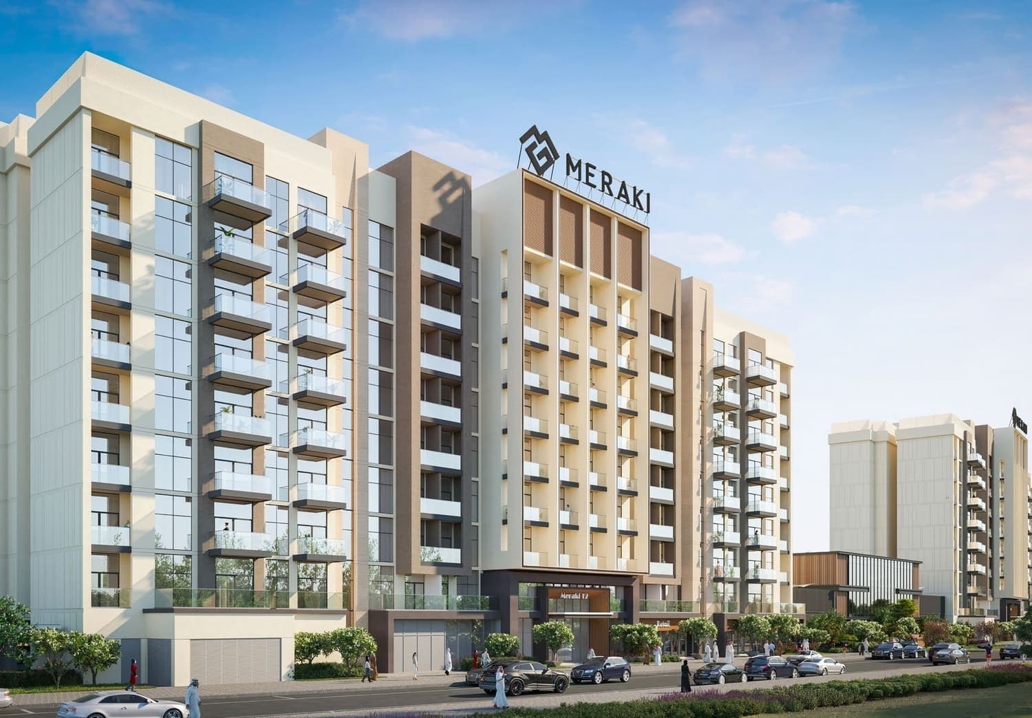 The Haven exterior view - Majan, Dubai - by Meraki Developers